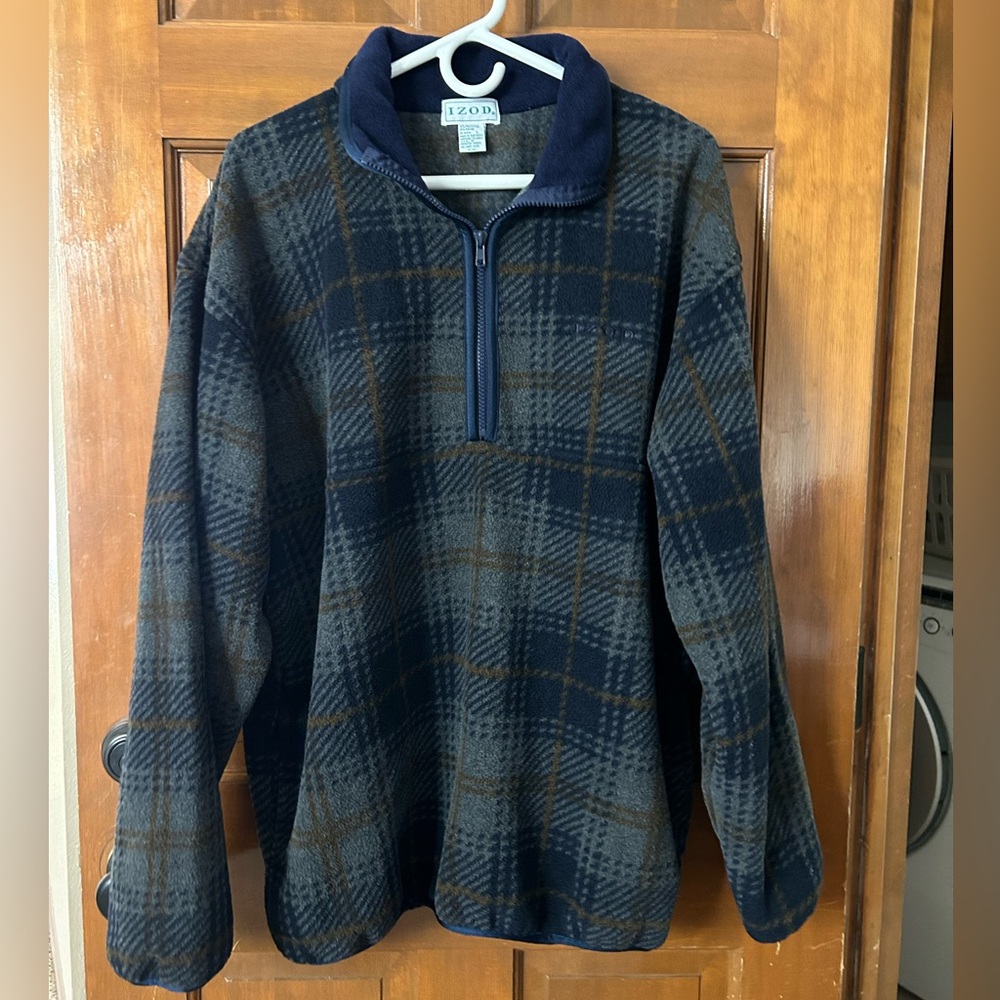 Vintage IZOD men’s 1/4 zip thermal fleece
